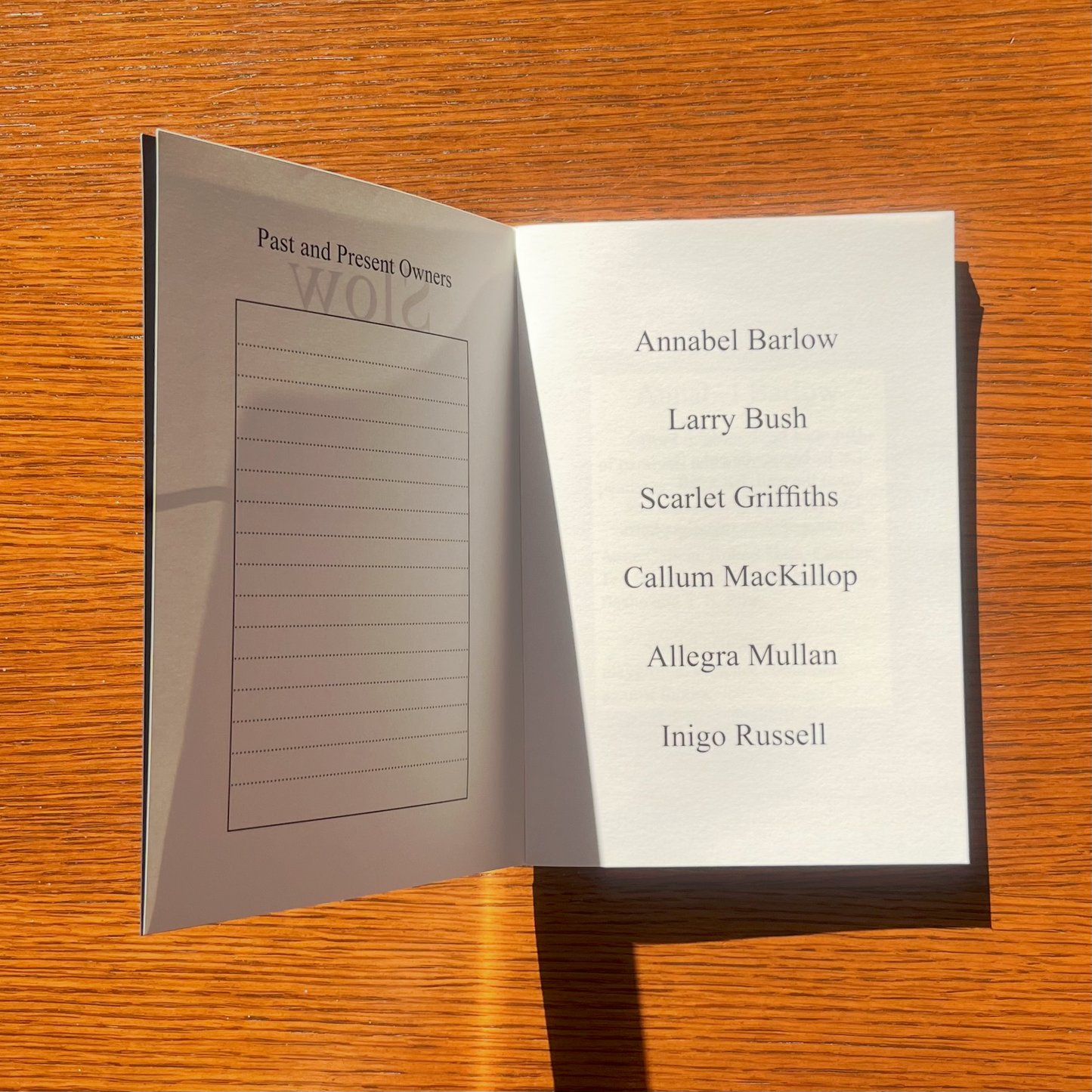 Slow Burn - First Edition